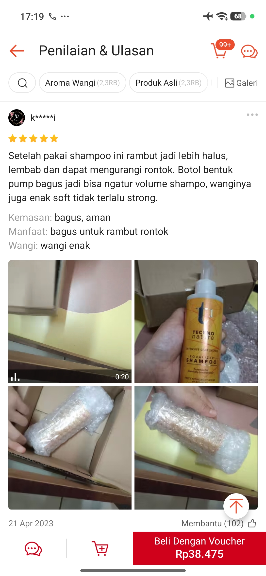 Testimoni Pelanggan 1